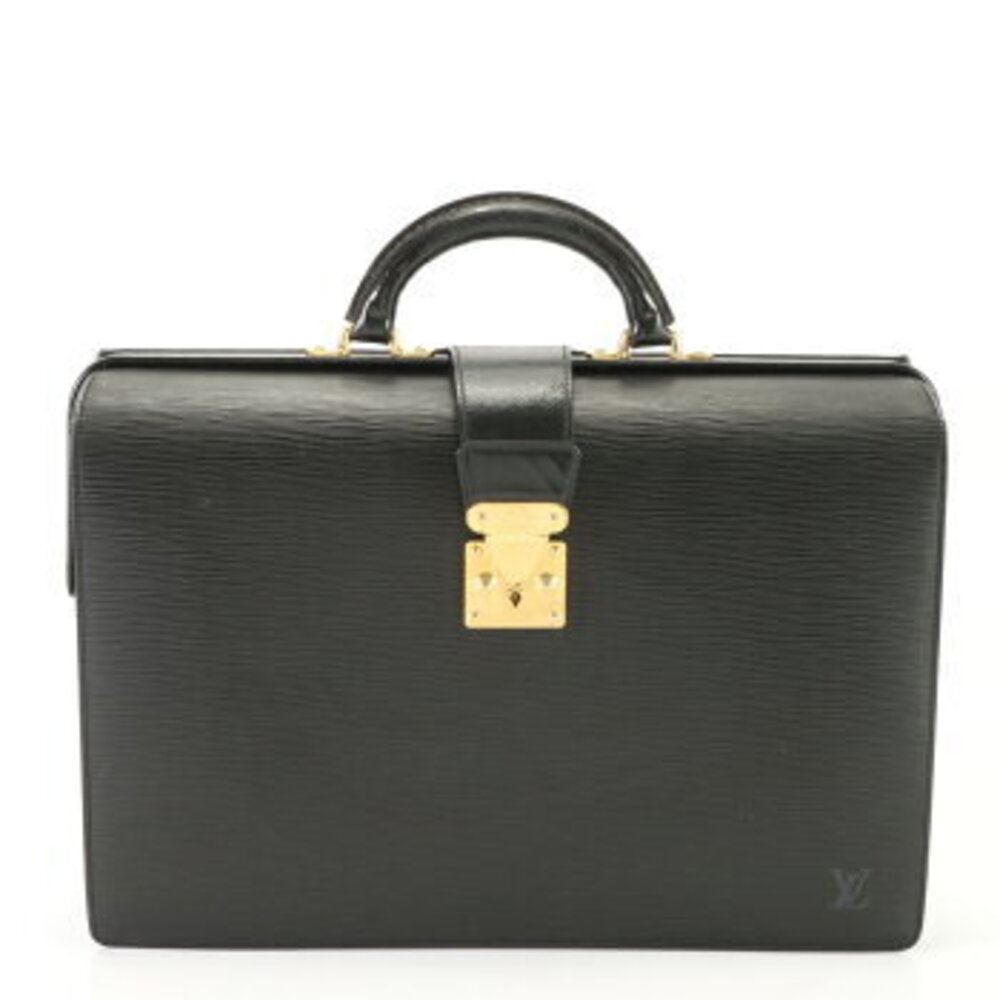 Louis Vuitton Epi Serviette Fermoir leather business bag document
